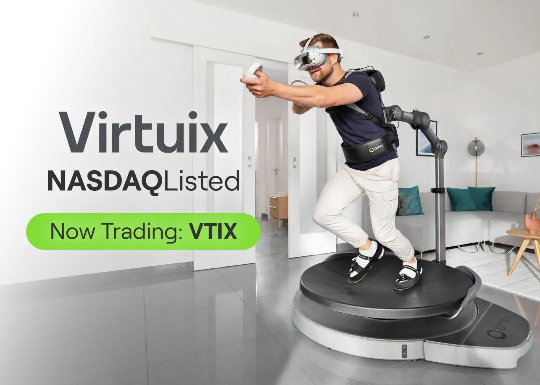 祝贺Virtuix纳斯达克上市！金年金字招牌携手加速AI融合应用产业化